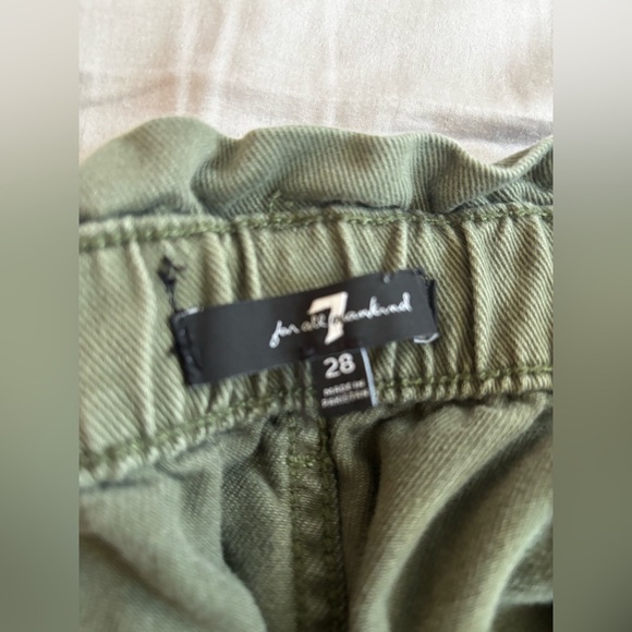 7 for all mankind | paper bag waist jogger | size 28 - Picture 3 of 6